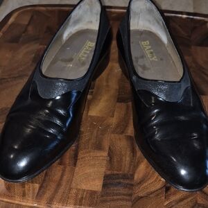 Bally Men's Black Leather Loafers